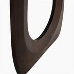 Asher 6 Seat Rectangle Wooden Dining Table | Dark Mango Wood