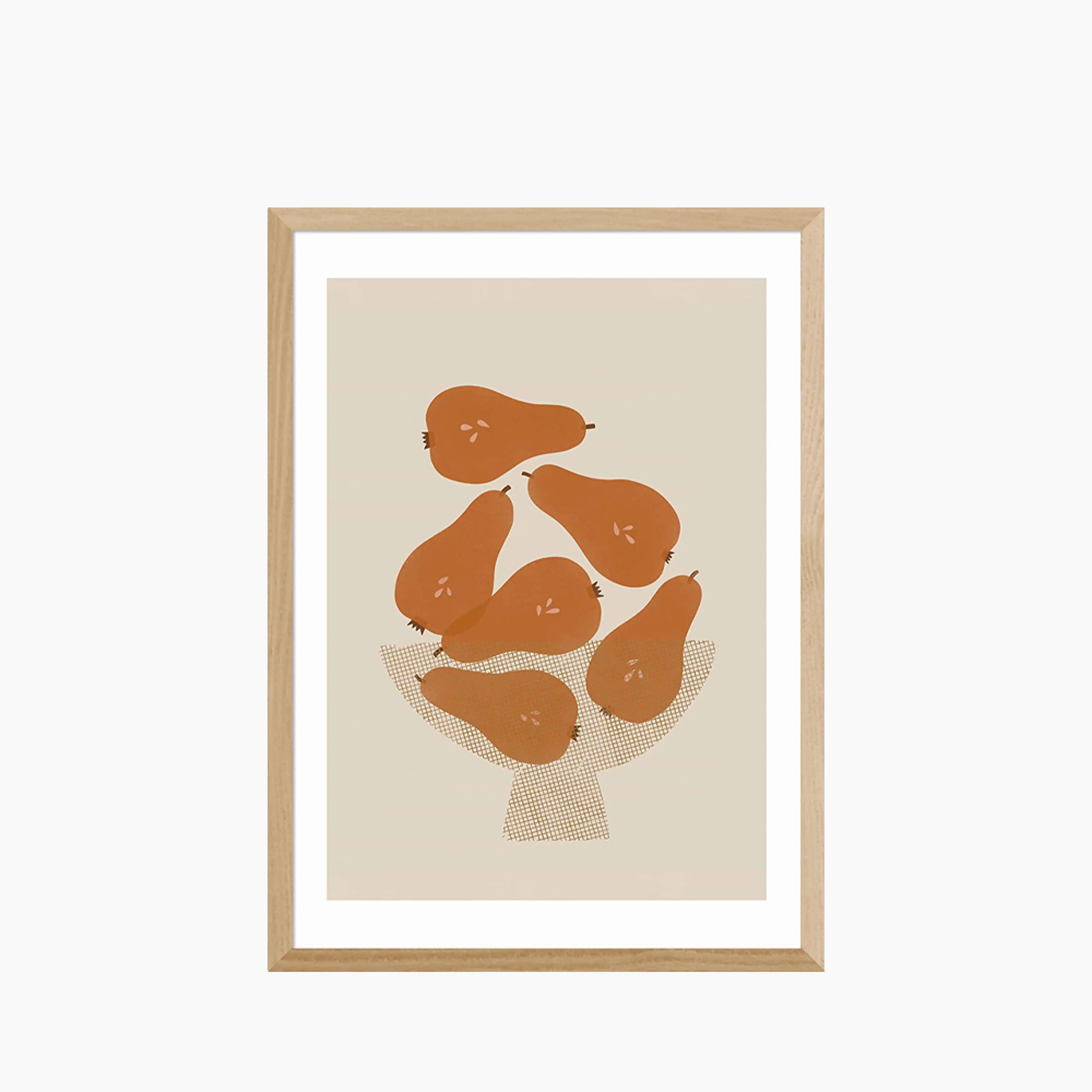 A Bunch of Pears Bowl Graphic Print