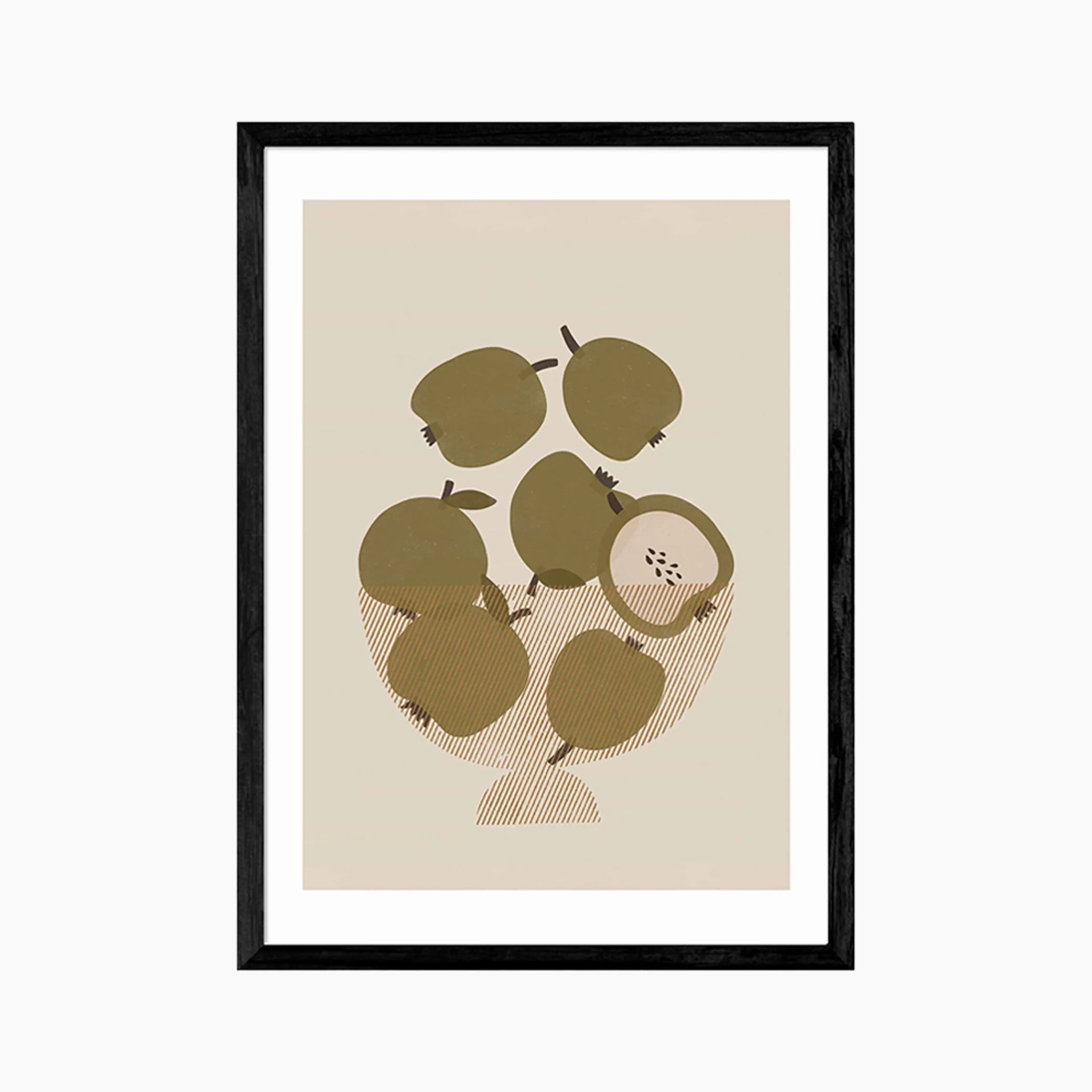 An Apple A Day Bowl Graphic Print