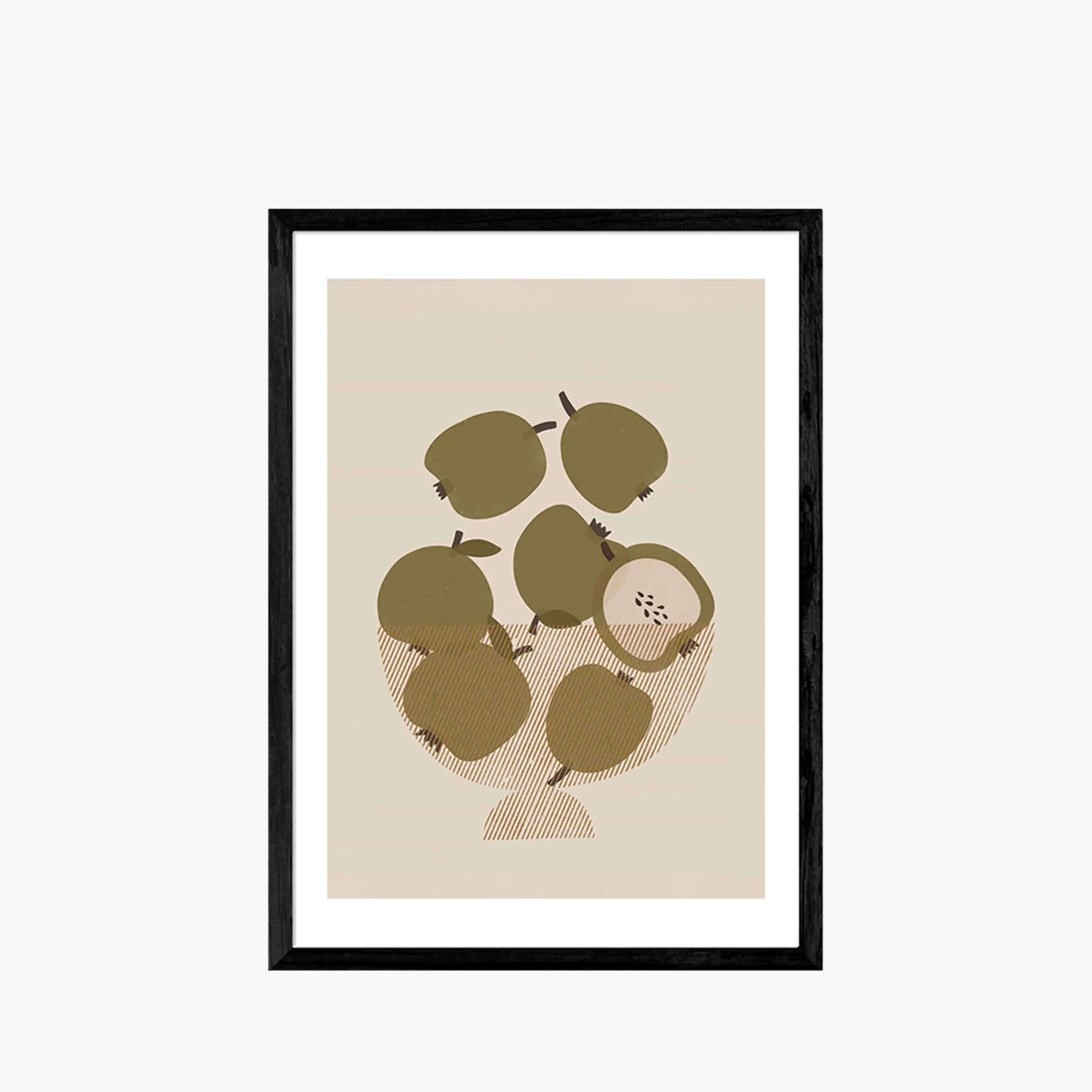 An Apple A Day Bowl Graphic Print
