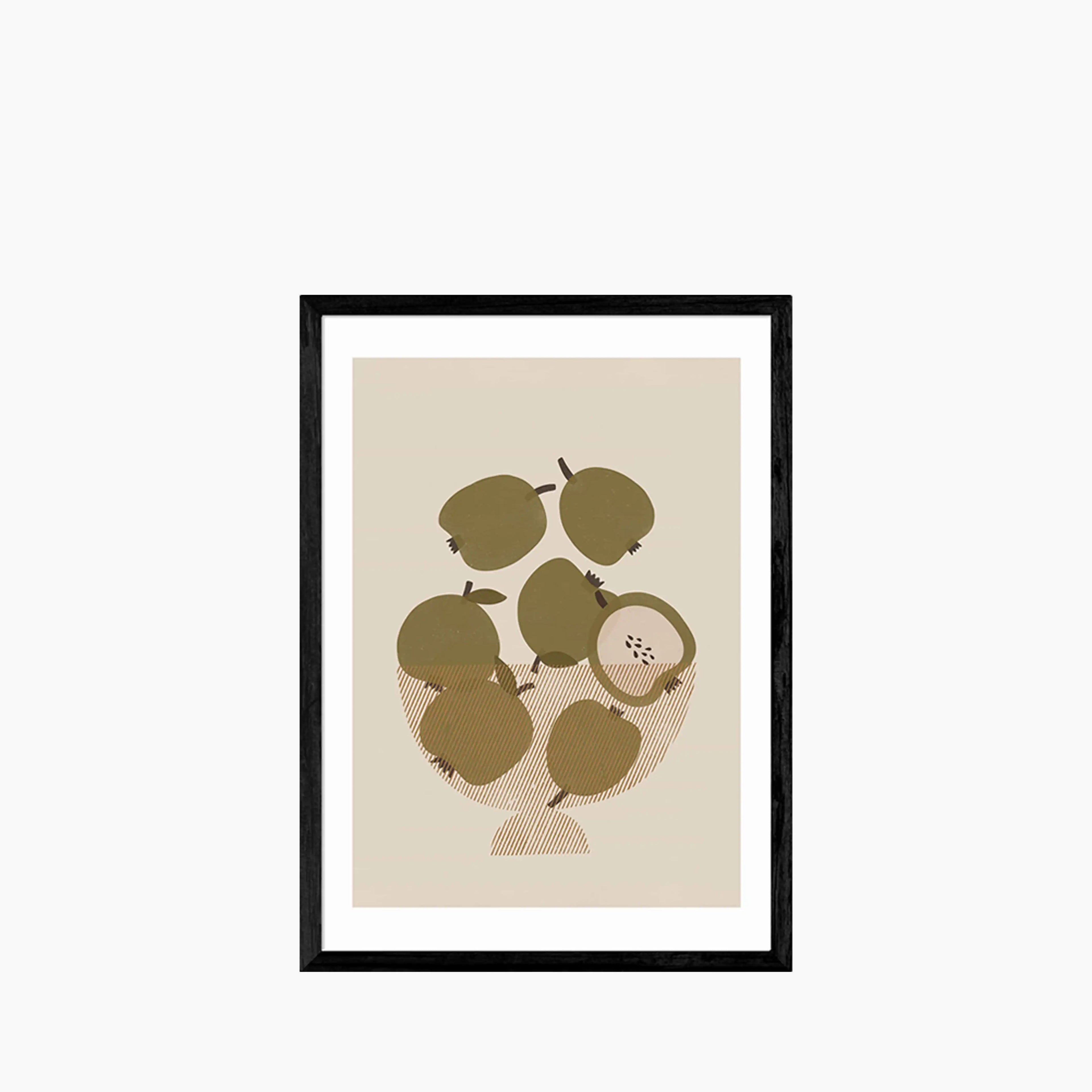 An Apple A Day Bowl Graphic Print