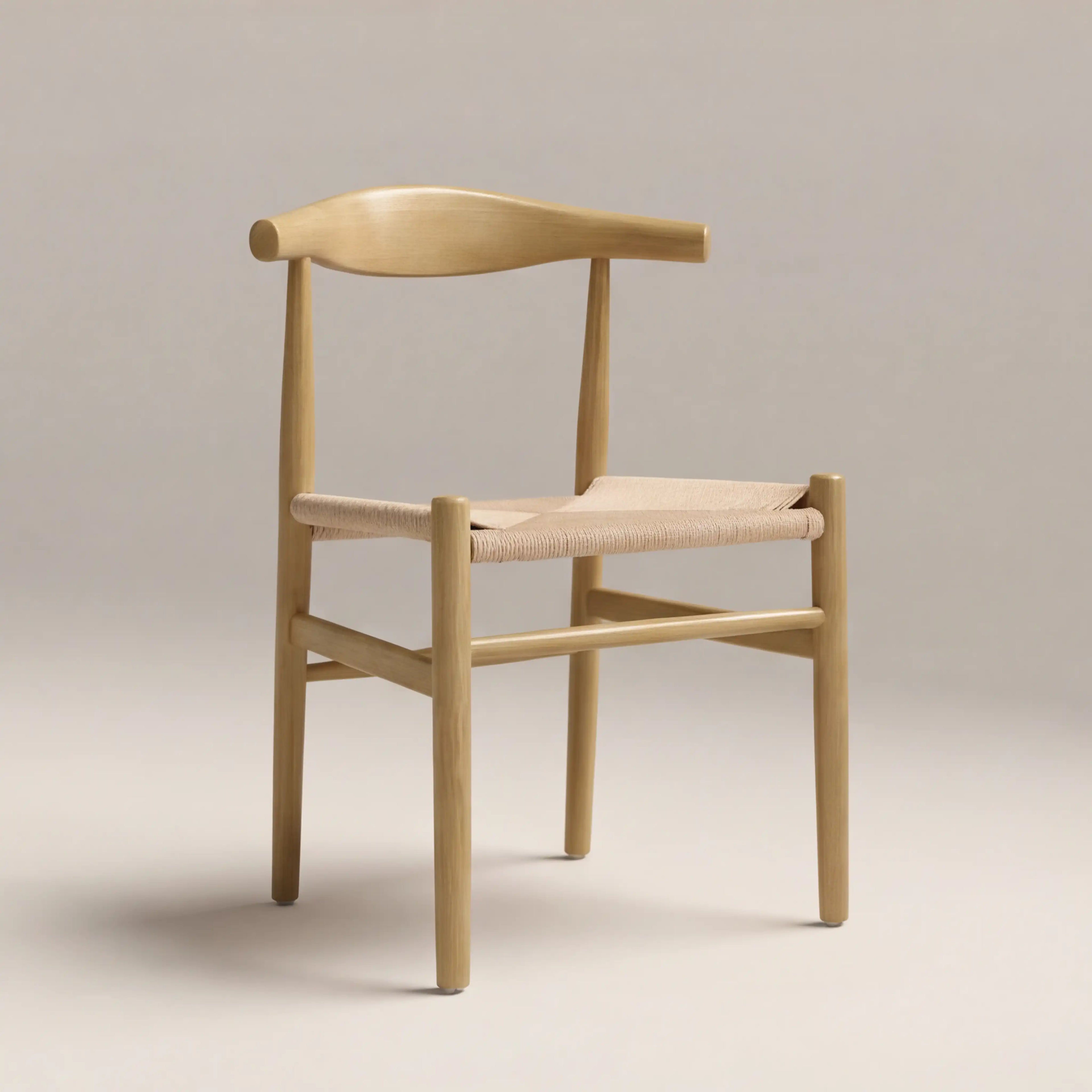 Aalborg Wooden Dining Chair | Natural Weave & Oak