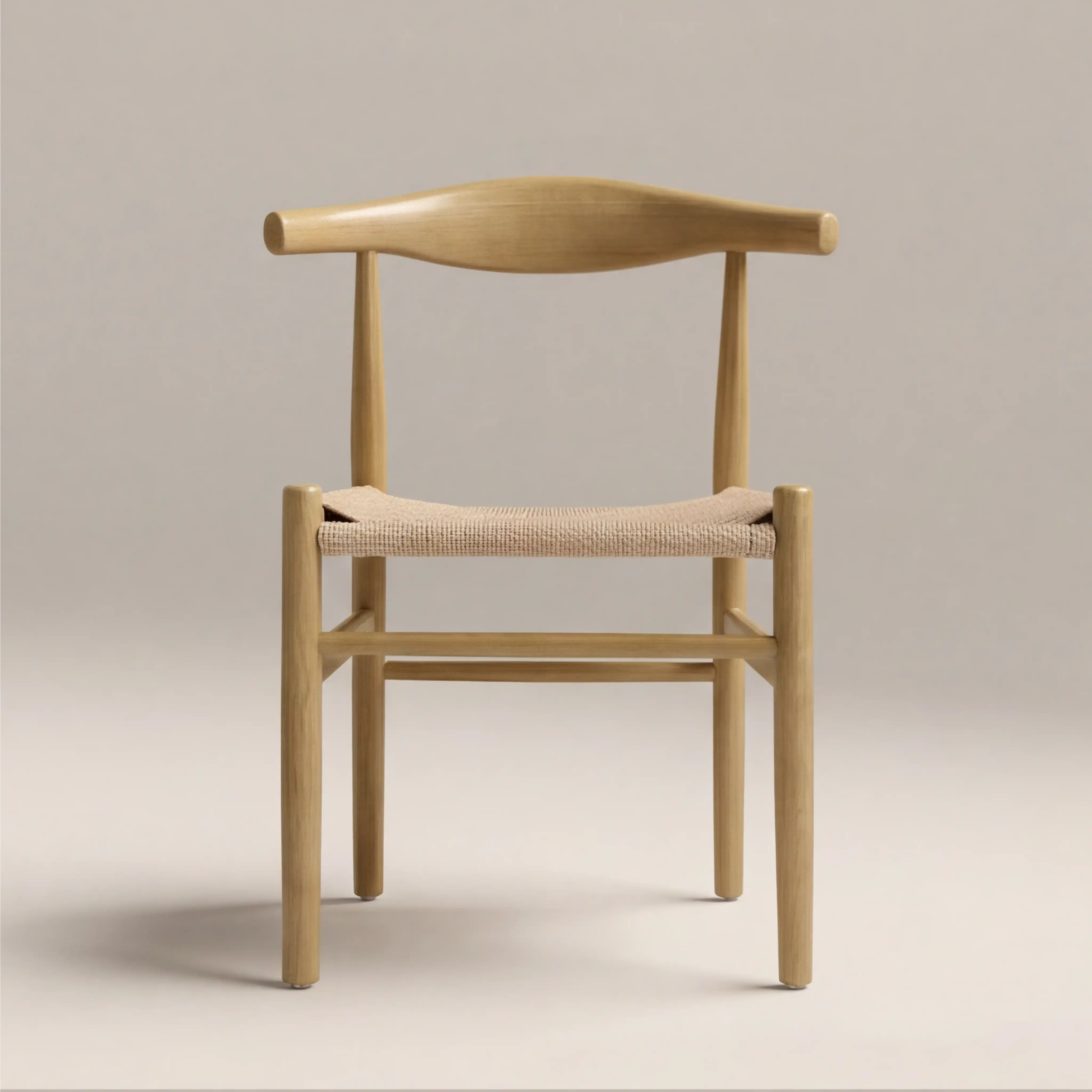 Aalborg Wooden Dining Chair | Natural Weave & Oak