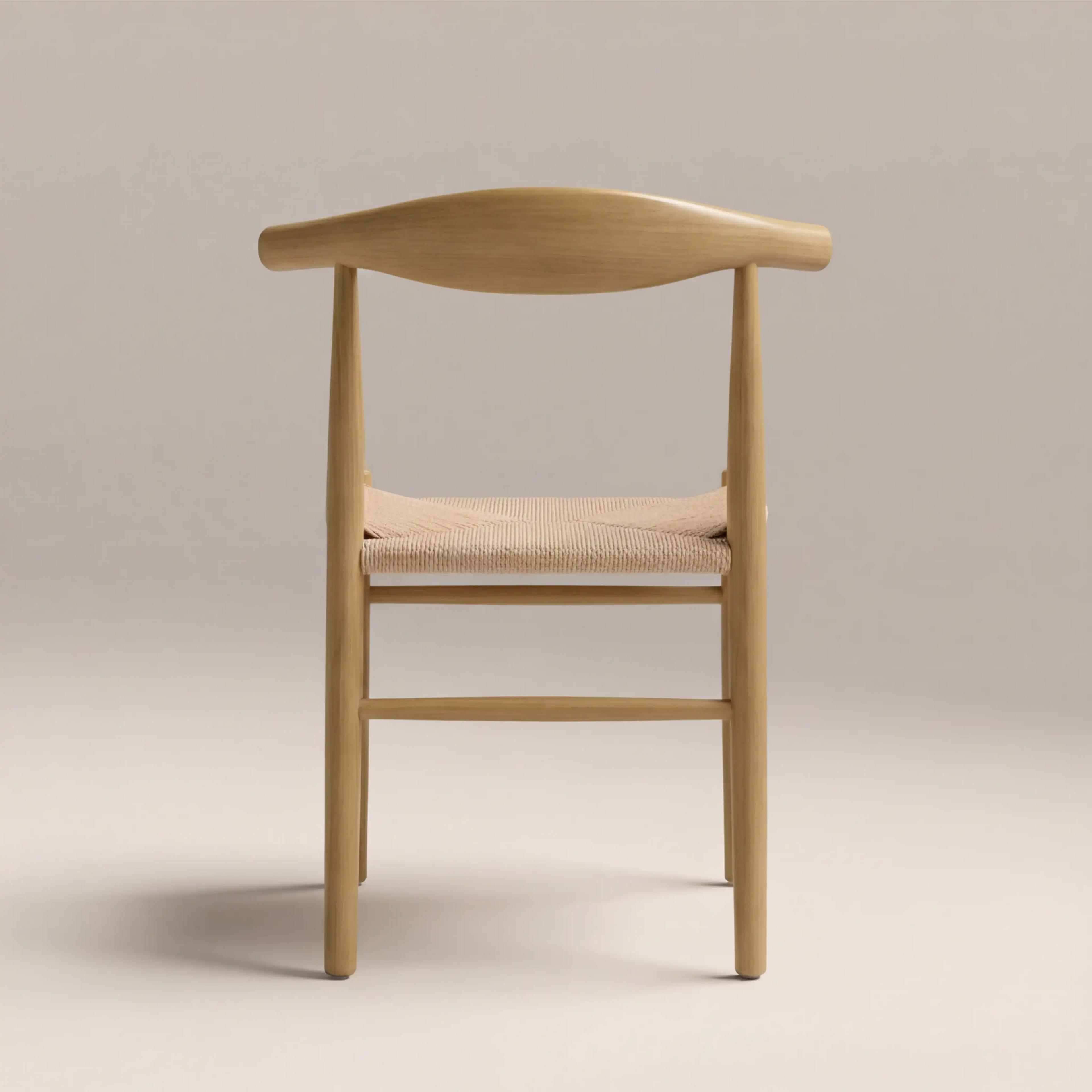 Aalborg Wooden Dining Chair | Natural Weave & Oak