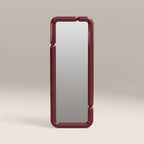 Alana Full Length Wall Mirror, 160 x 60 cm| High Gloss Burgundy