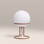 Bodie Table Lamp | Opaque & Rust Red