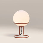 Bodie Table Lamp | Opaque & Rust Red