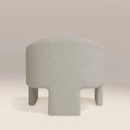 Findlay Armchair | Speckled Stone Sustainable Boucle & Walnut