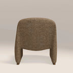 Arlet Accent Chair | Speckled Cappuccino Boucle & Walnut