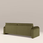 Haven 3 Seater Sofa | Moss Green Sustainable Mohair Velvet