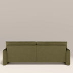 Haven 3 Seater Sofa | Moss Green Sustainable Mohair Velvet