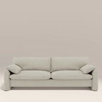 Haven 3 Seater Sofa | Speckled Stone Sustainable Boucle