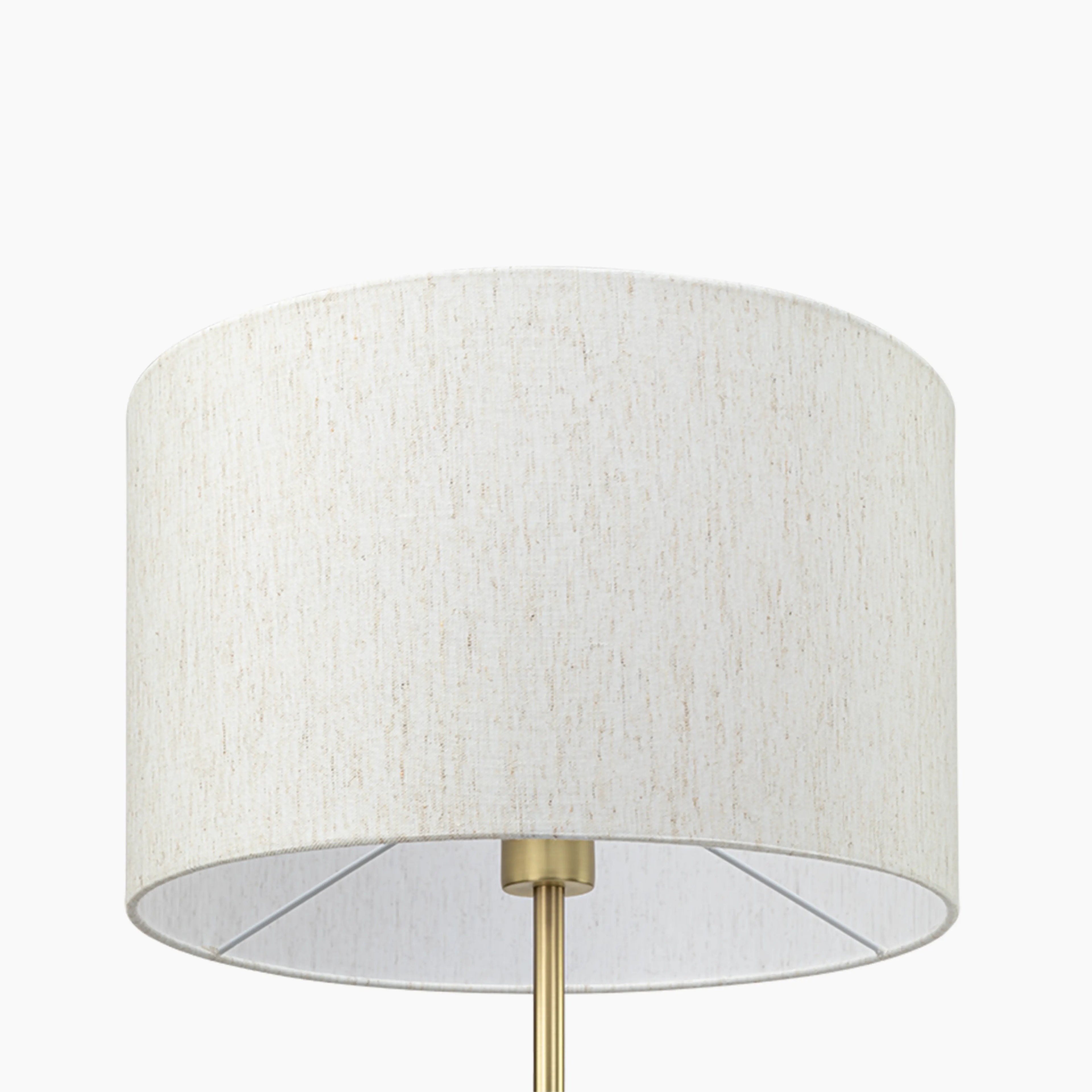 Elodie Floor Lamp | Natural Linen & Walnut