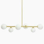 Margot Chandelier | Opal & Brass