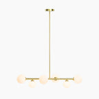 Margot Chandelier | Opal & Brass