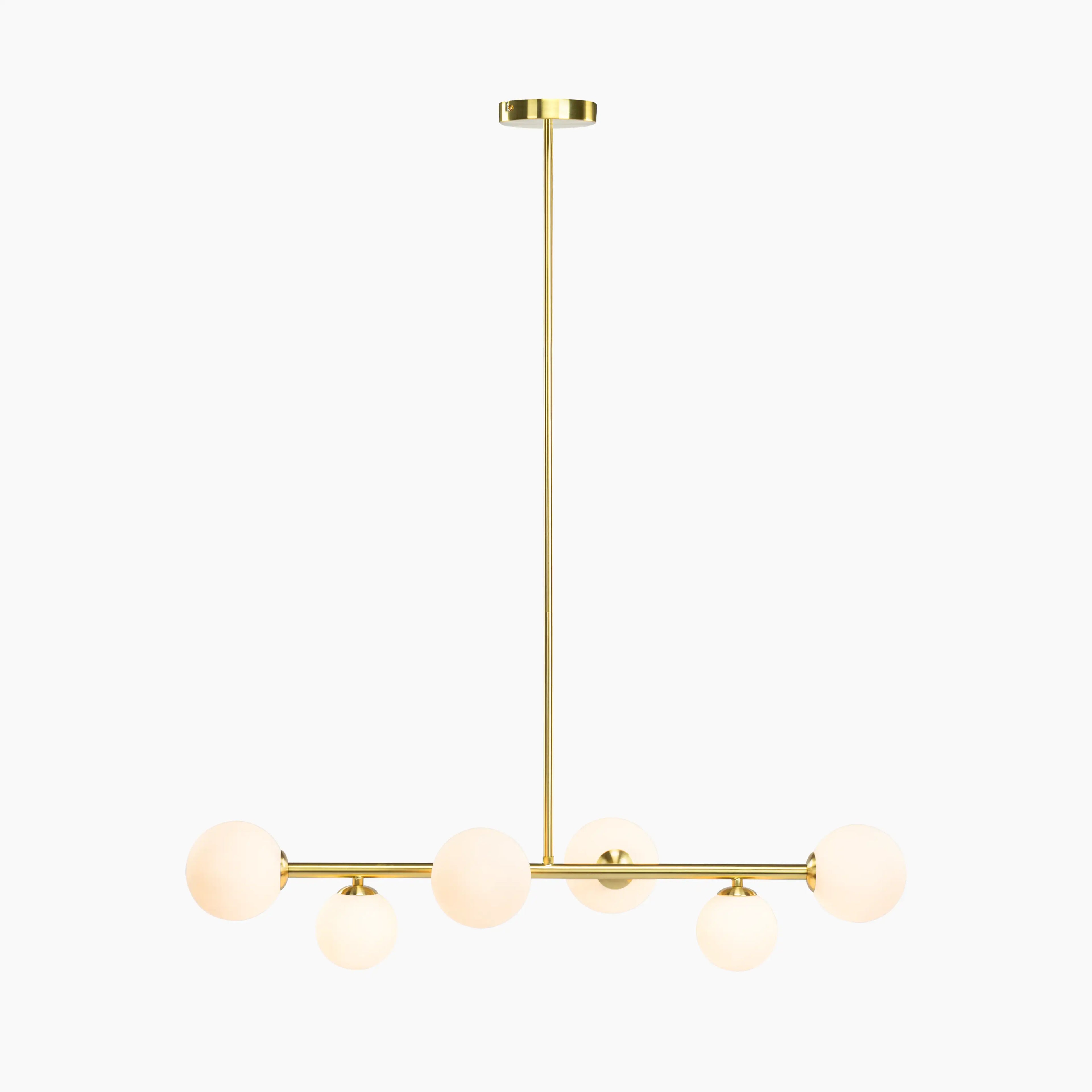 Margot Chandelier | Opal & Brass