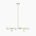 Margot Chandelier | Opal & Brass
