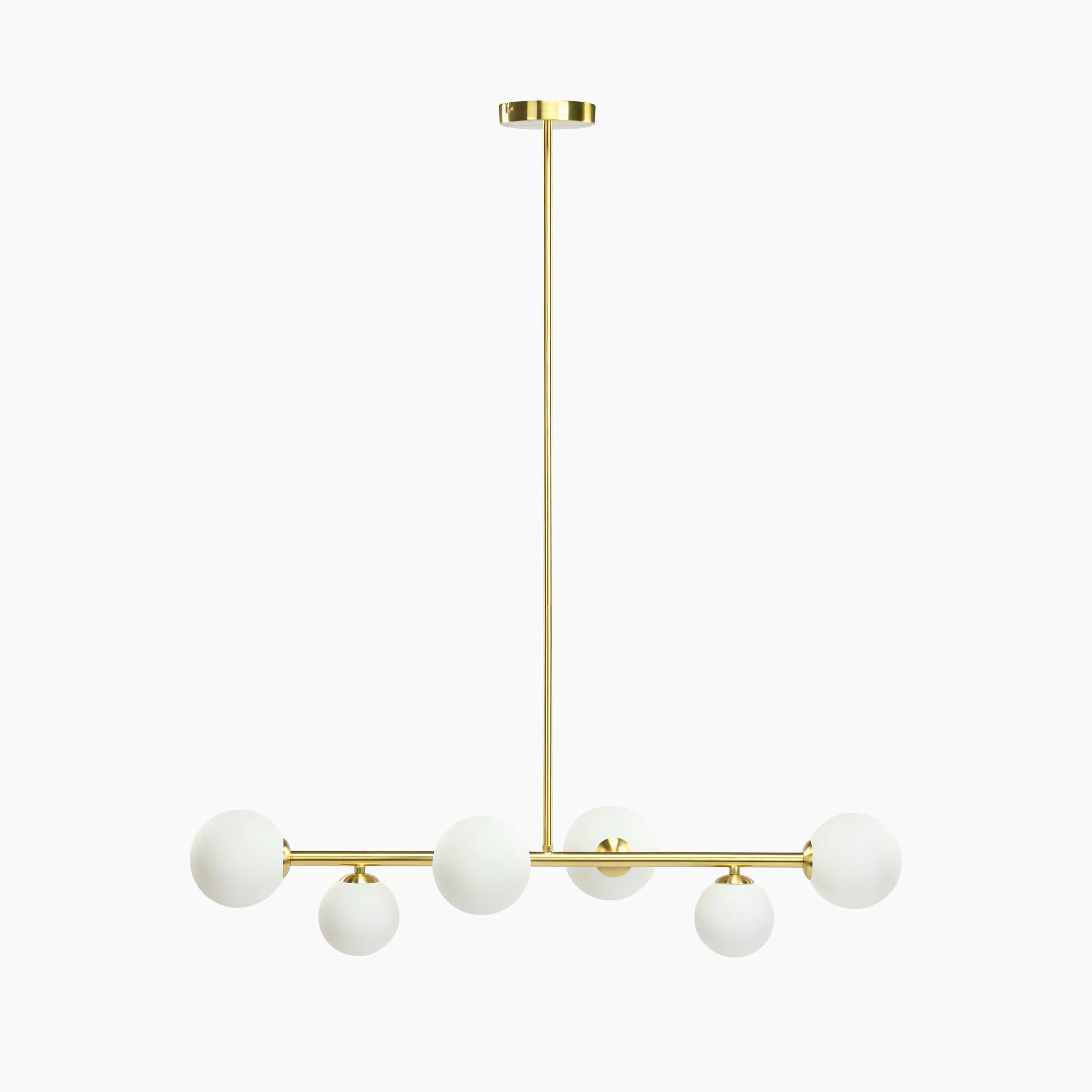 Margot Chandelier | Opal & Brass