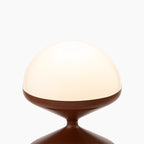Brandon Table Lamp | Opaque & Rust Red
