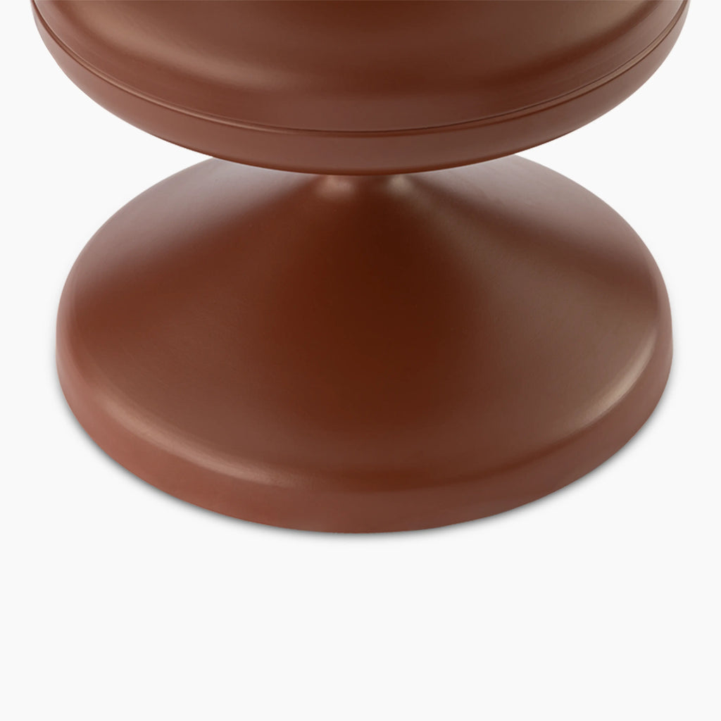 Brandon Table Lamp | Opaque & Rust Red