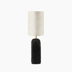 Ashby Table Lamp | Natural Linen & Black