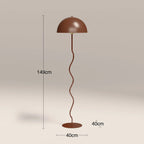 Alani Floor Lamp | Rust Red