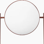 Bodie Floor Lamp | Opaque & Rust Red