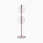 Bodie Floor Lamp | Opaque & Rust Red