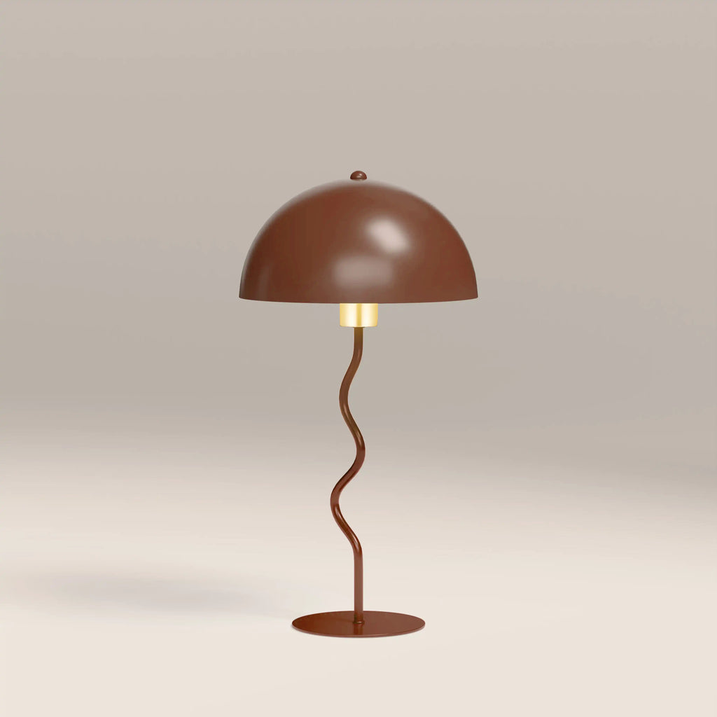 Alani Table Lamp | Rust Red