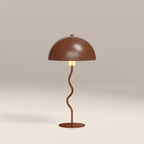 Alani Table Lamp | Rust Red