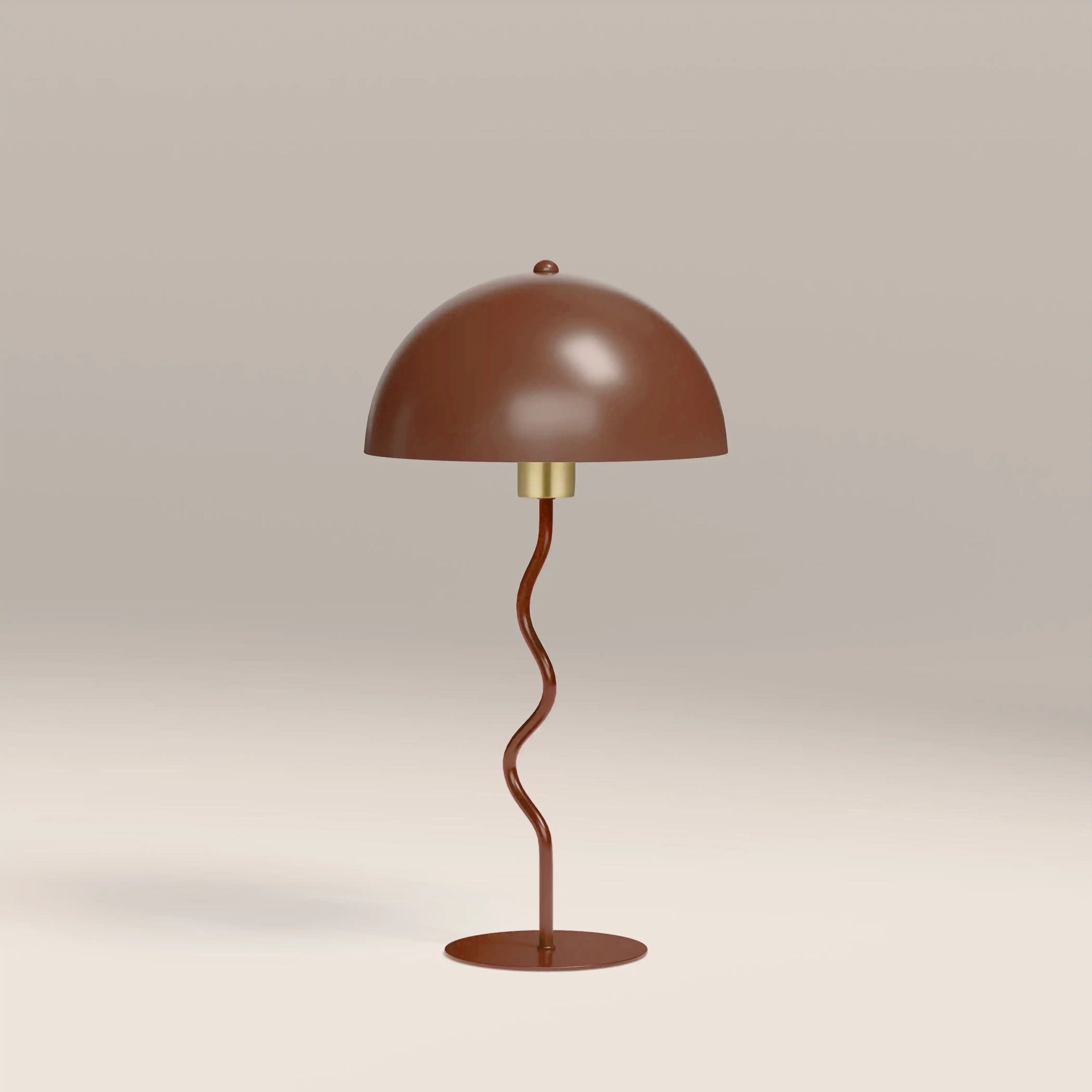 Alani Table Lamp | Rust Red