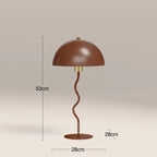 Alani Table Lamp | Rust Red
