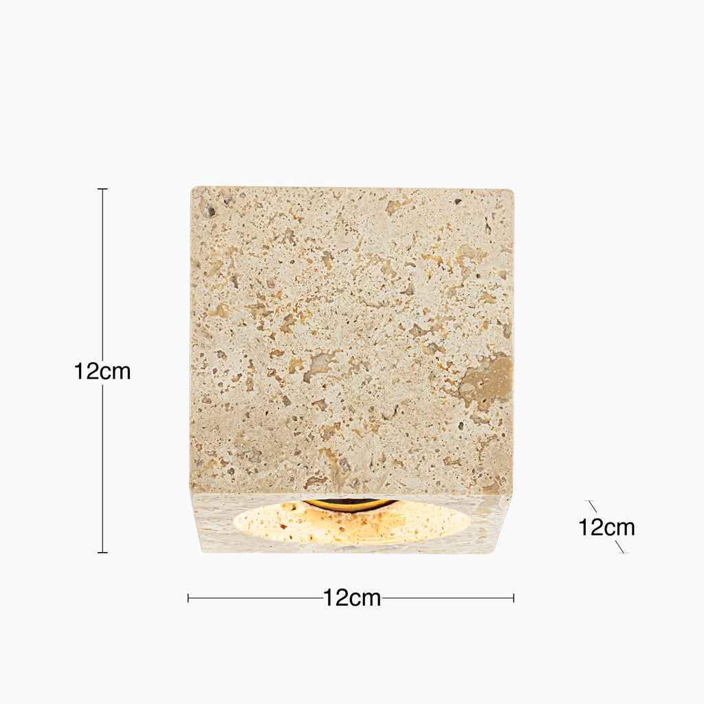 Leila Wall Light | Natural Travertine