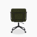 Mason Office Chair | Vintage Green Faux Leather & Black