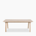 A Line 8-10 Seat Rectangle Wooden Extendable Dining Table | Oak
