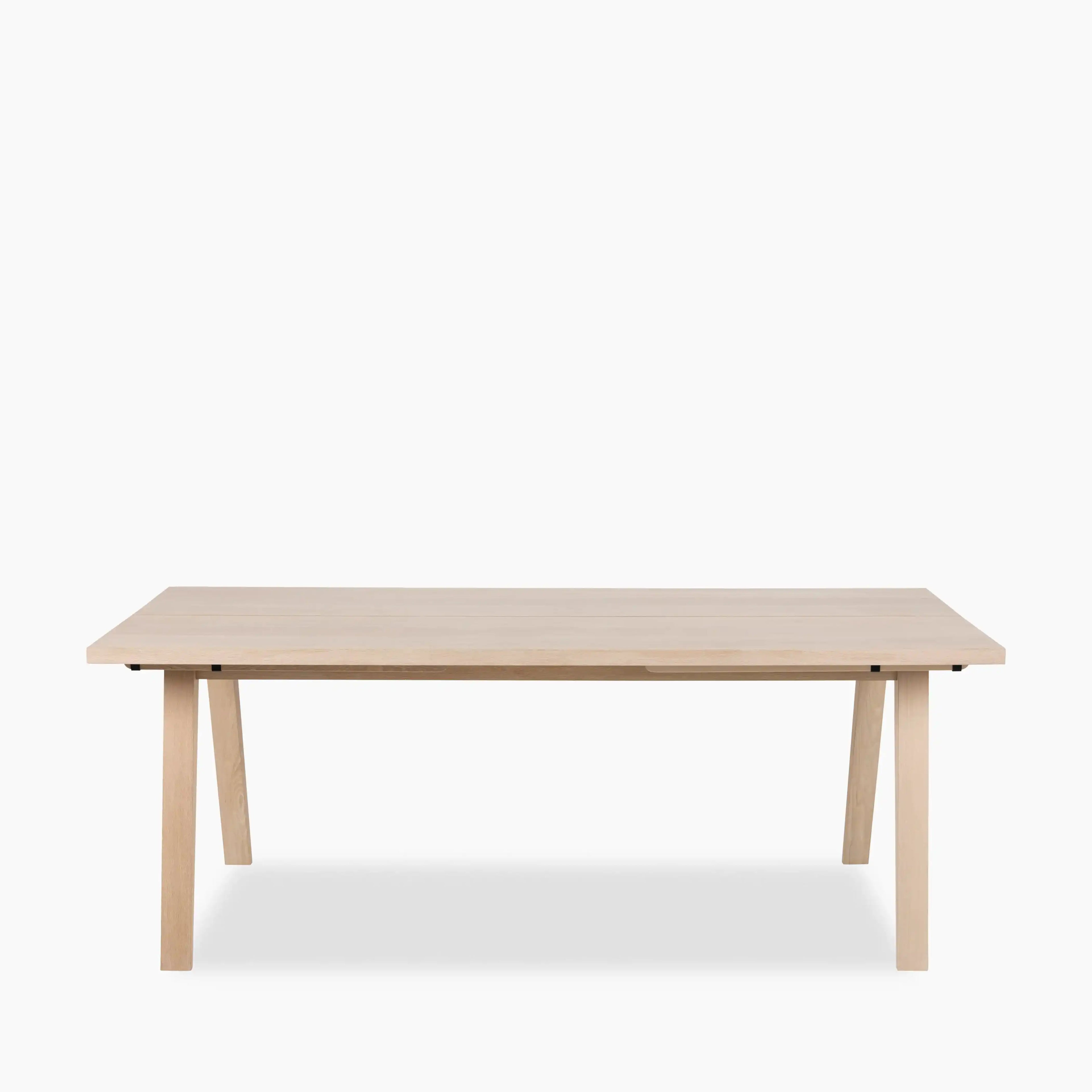A Line 8-10 Seat Rectangle Wooden Extendable Dining Table | Oak