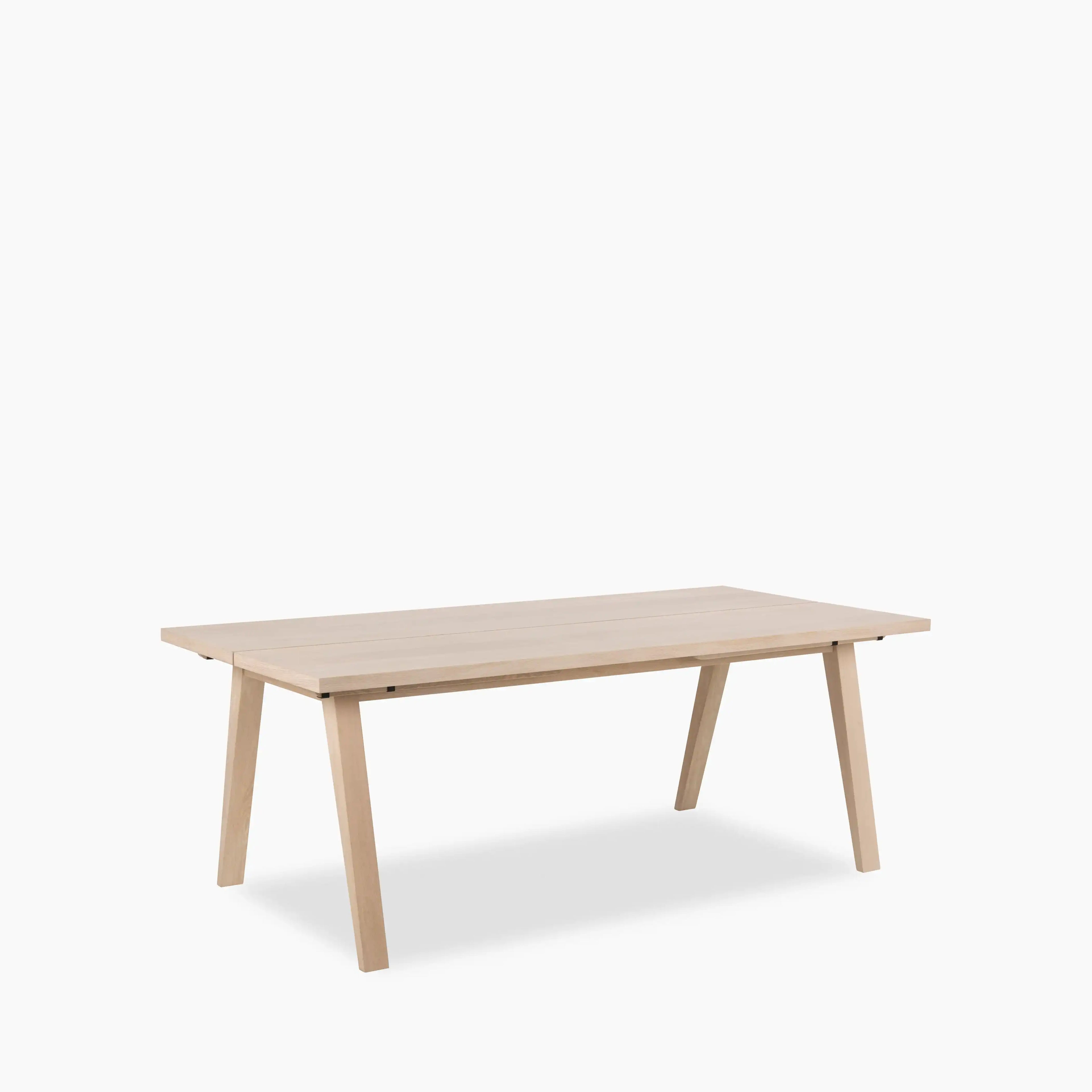 A Line 8-10 Seat Rectangle Wooden Extendable Dining Table | Oak