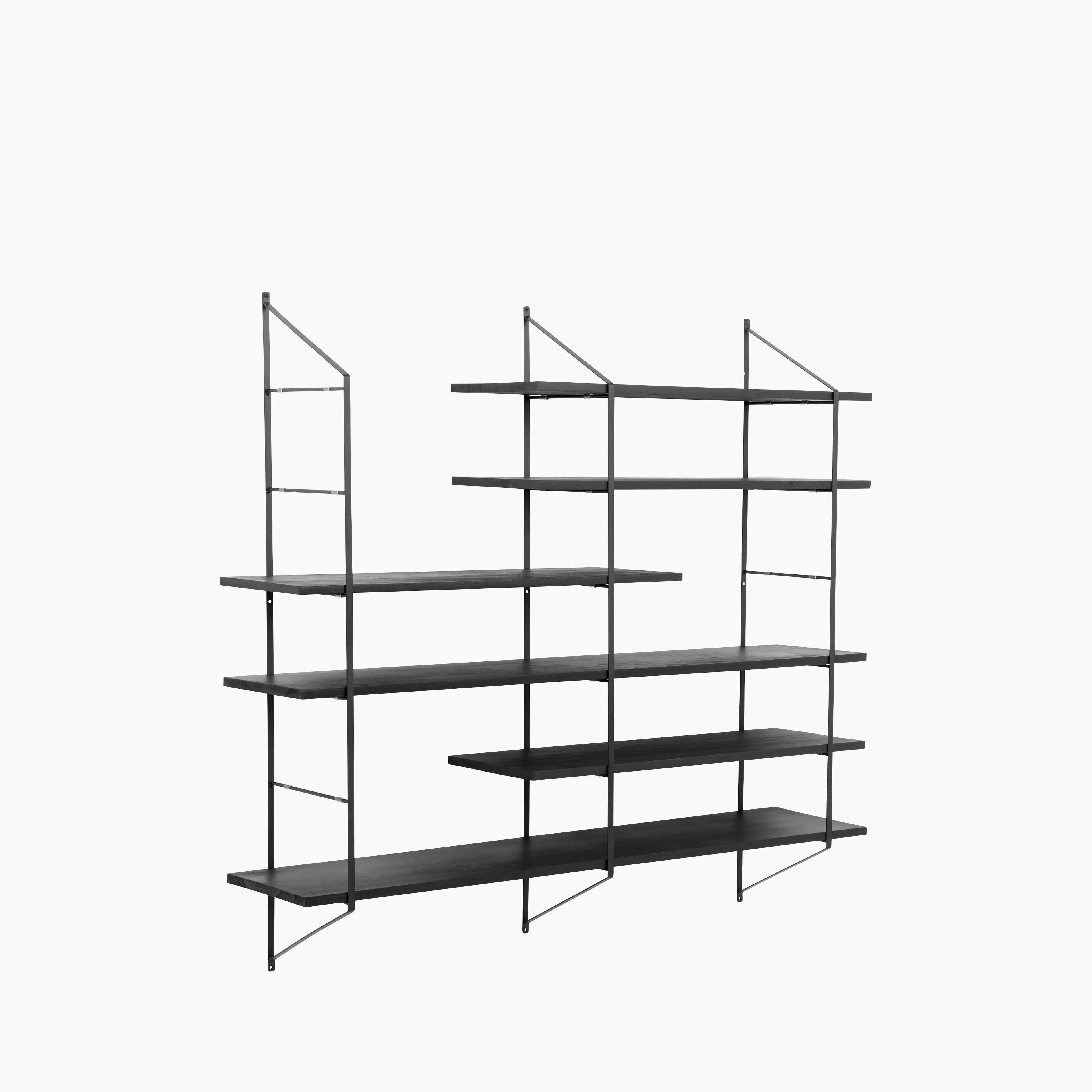 Belfast Large Wooden Shelf | Black