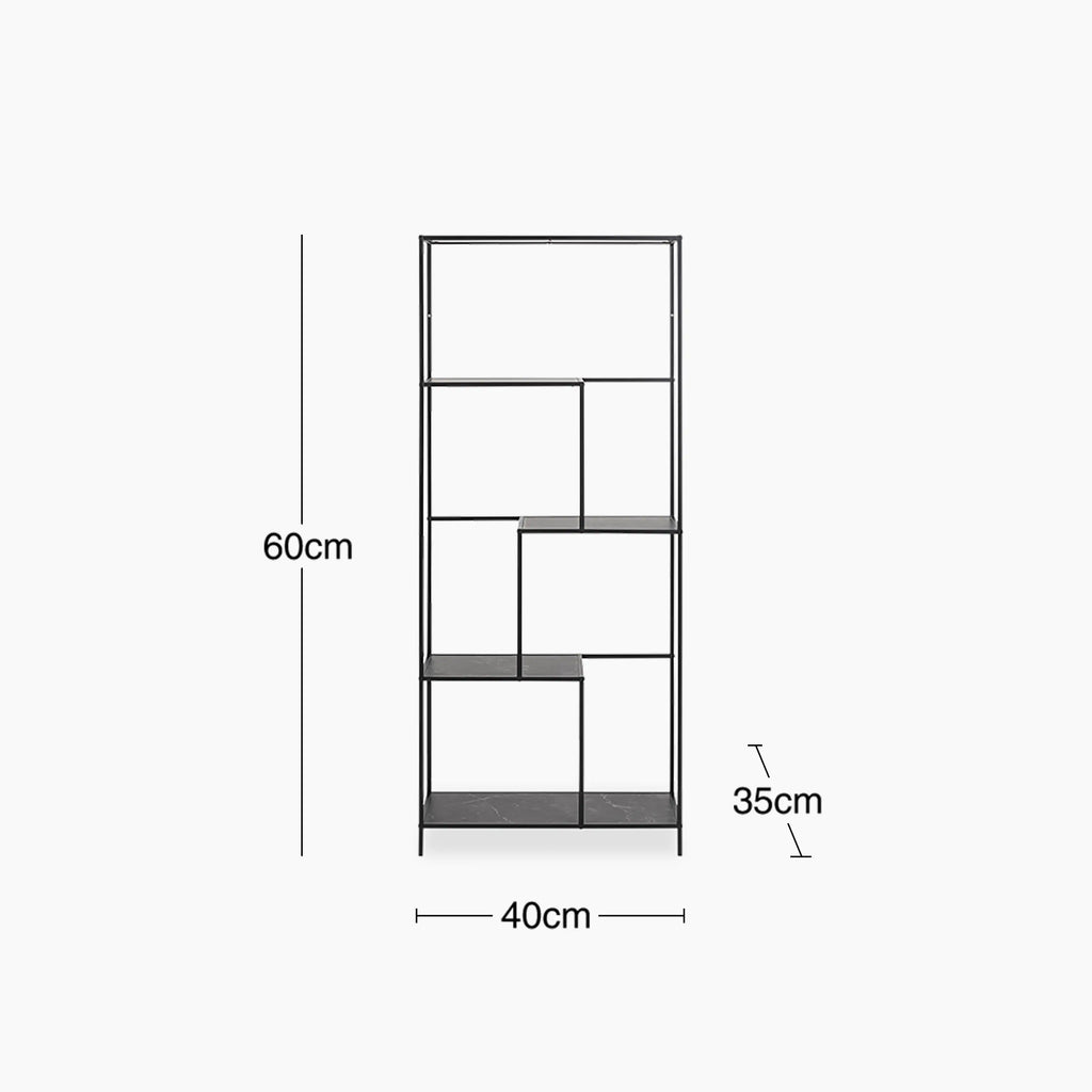 Infinity Wooden Bookcase | Black