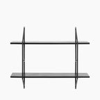 Belfast Small Wooden Shelf | Black