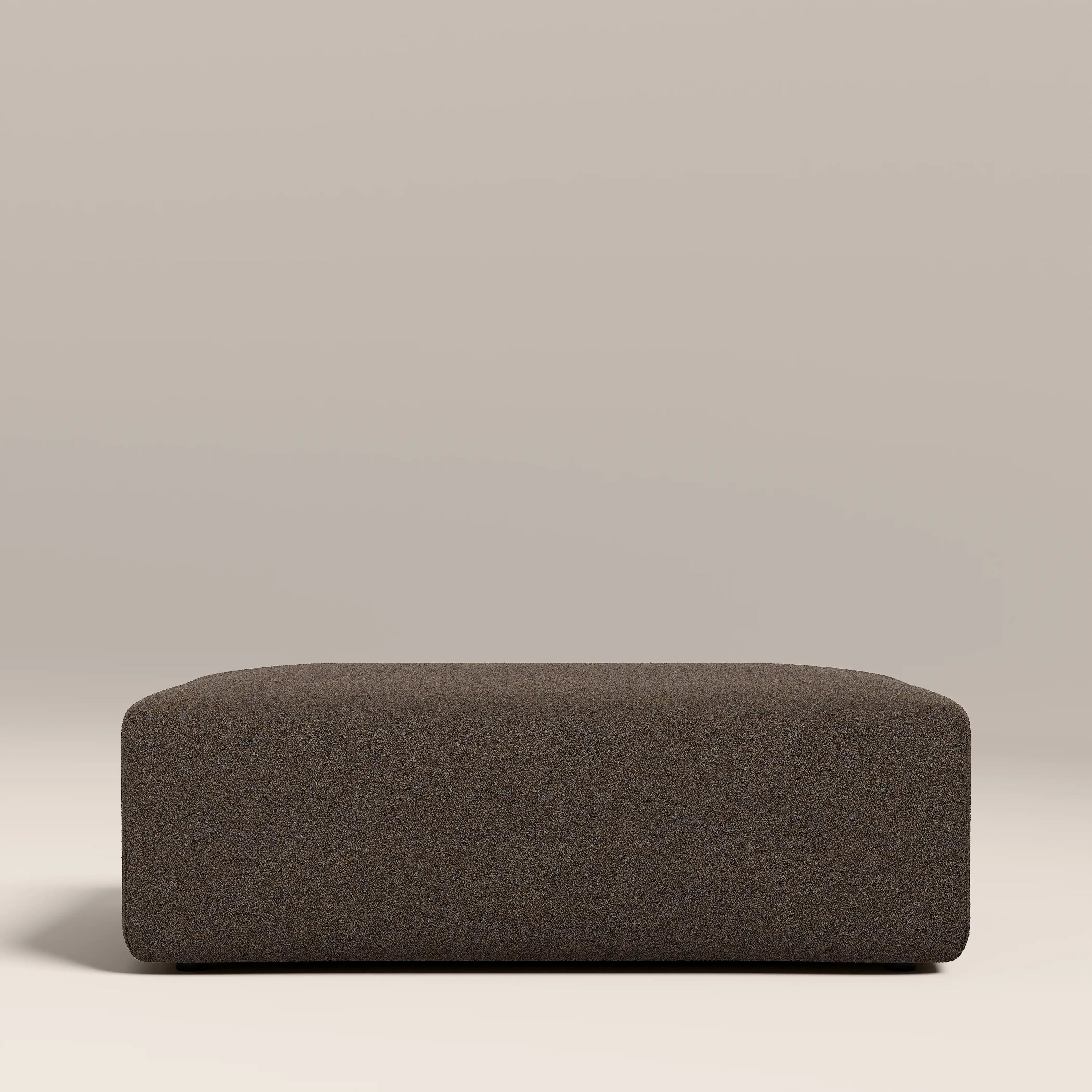 Celeste Footstool | Dusty Taupe Boucle