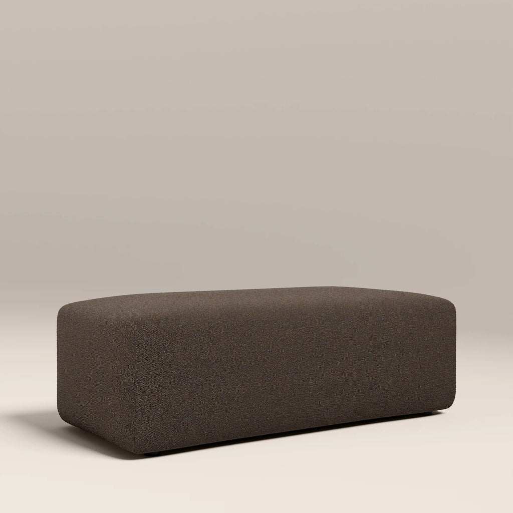 Celeste Footstool | Dusty Taupe Boucle