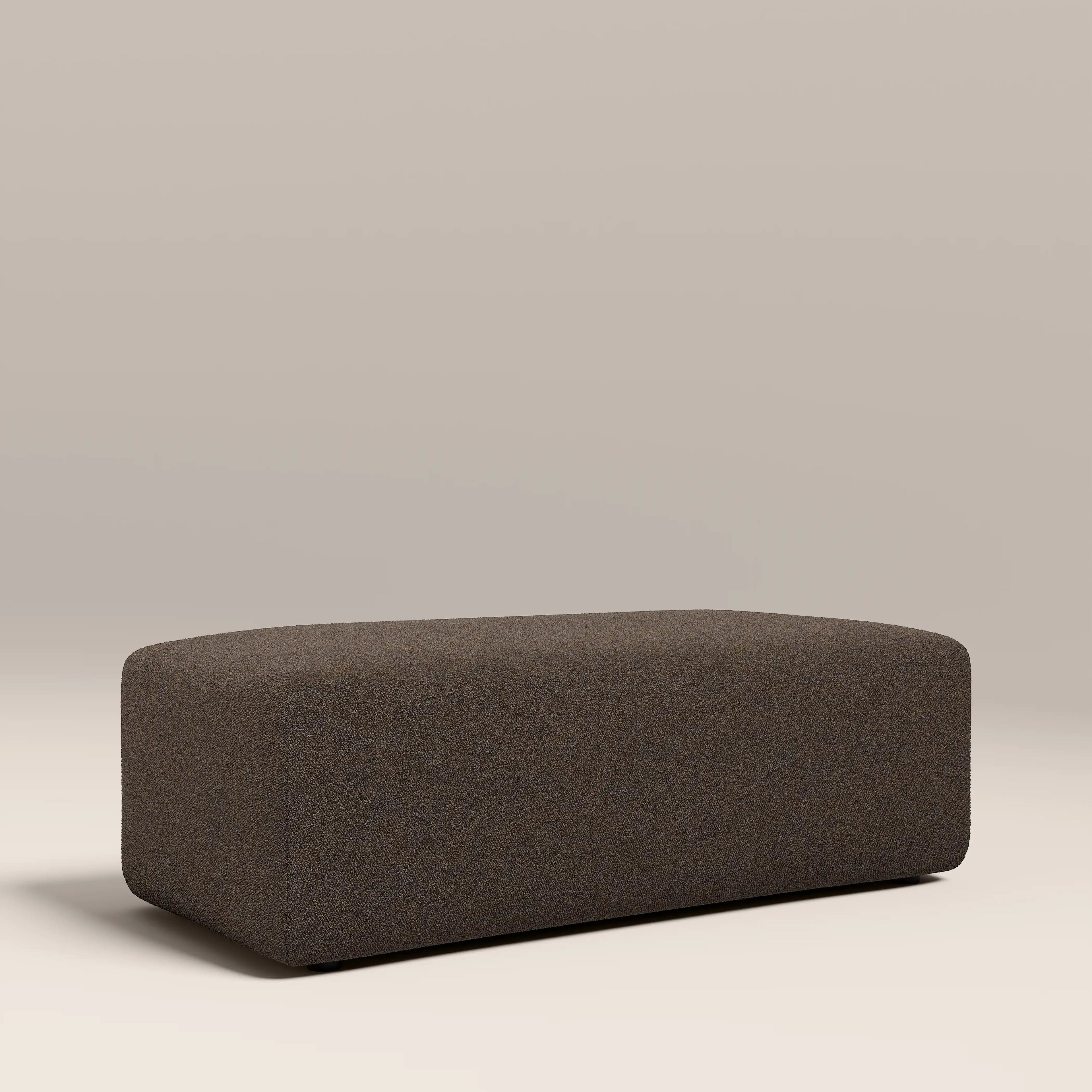 Celeste Footstool | Dusty Taupe Boucle