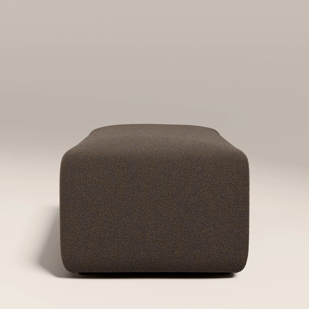 Celeste Footstool | Dusty Taupe Boucle