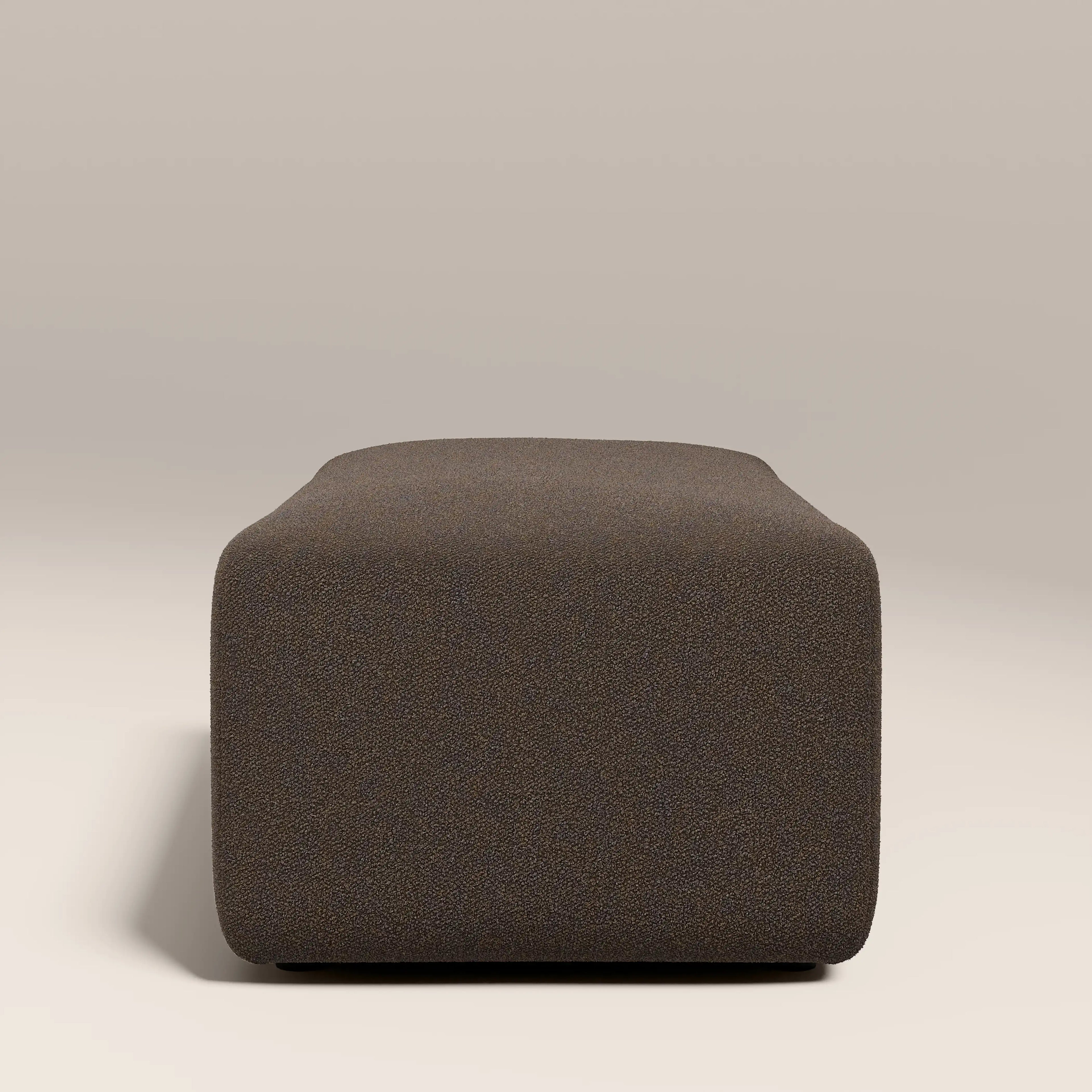Celeste Footstool | Dusty Taupe Boucle