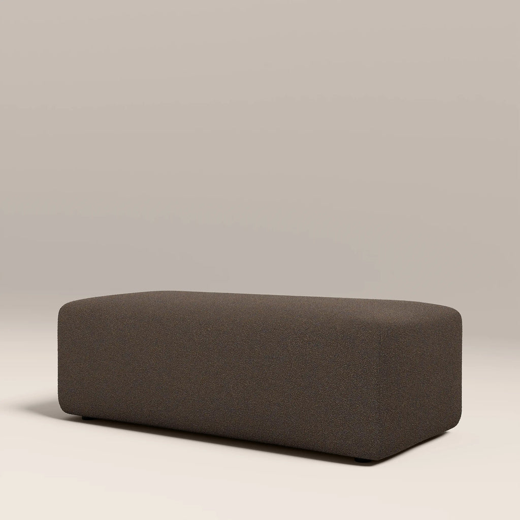 Celeste Footstool | Dusty Taupe Boucle
