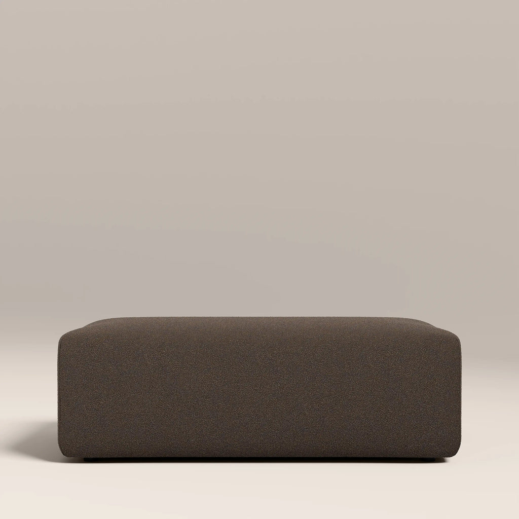 Celeste Footstool | Dusty Taupe Boucle