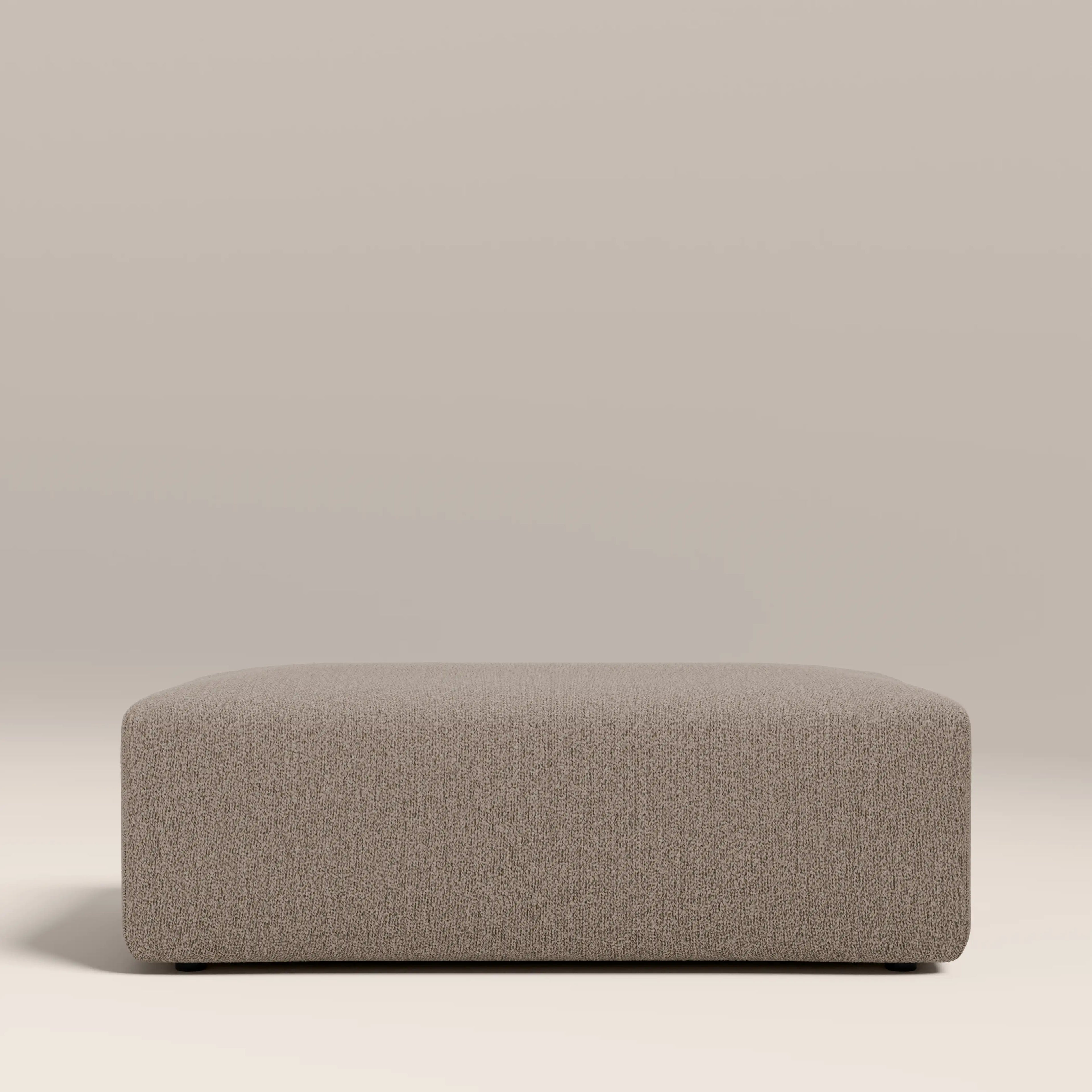 Celeste Footstool | Ecru Boucle