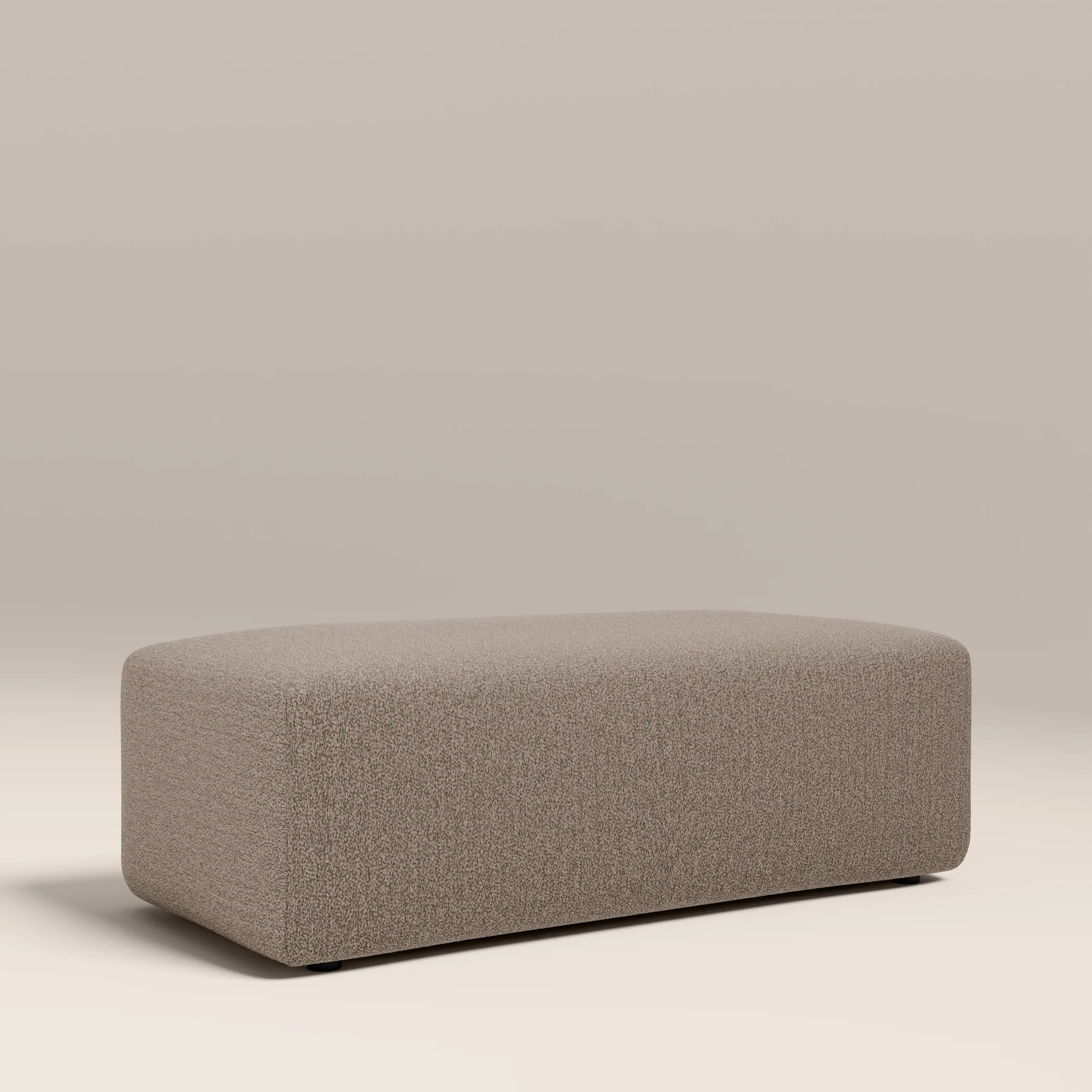 Celeste Footstool | Ecru Boucle