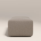 Celeste Footstool | Ecru Boucle